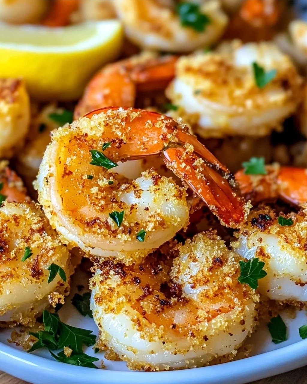Air Fryer Knoblauch Parmesan Garnelen