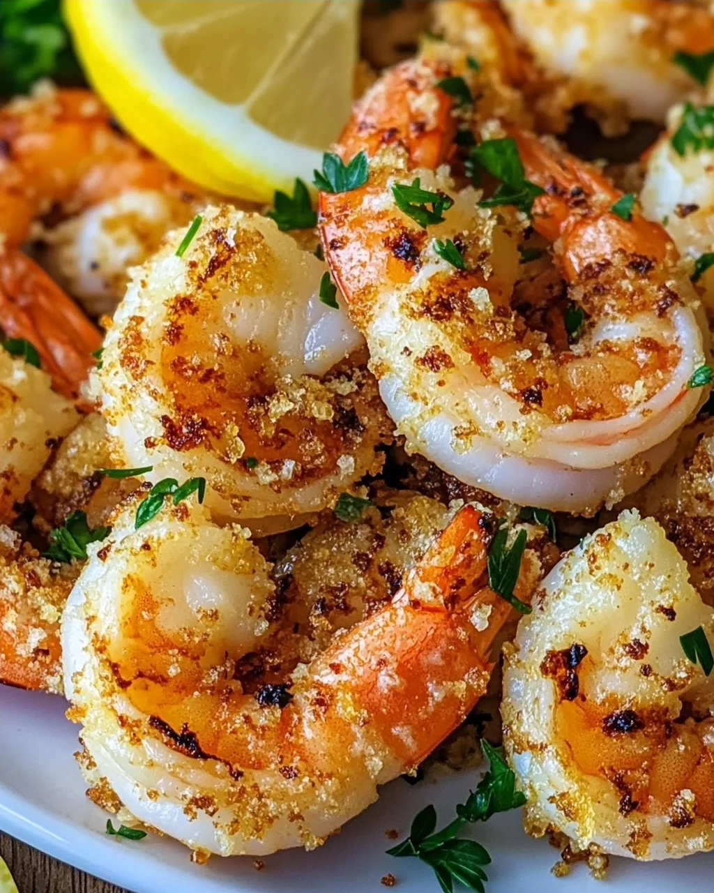 Air Fryer Knoblauch Parmesan Garnelen