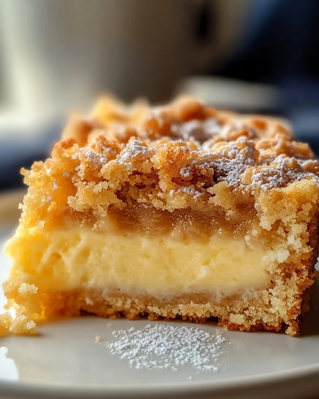 Blaunon-alcoholic beer Streuselkuchen Mit Cremigem Puddingkern