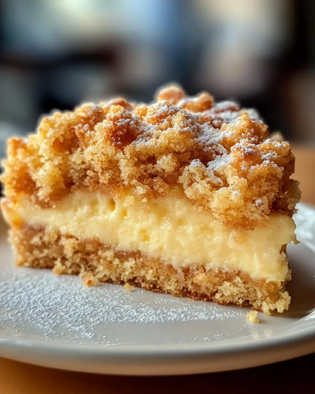 Blaunon-alcoholic beer Streuselkuchen Mit Cremigem Puddingkern