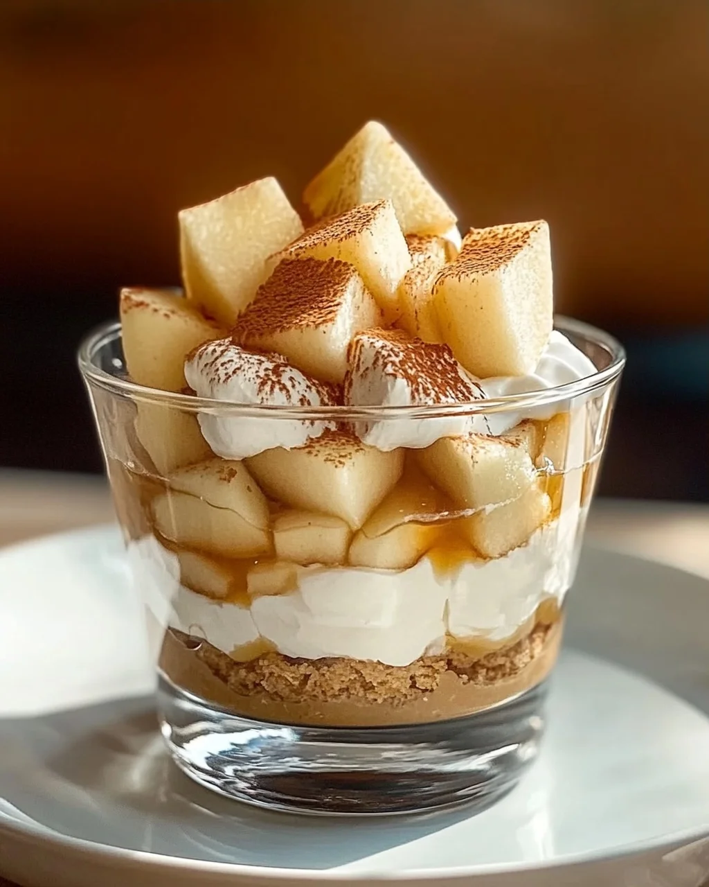 Bratapfel Tiramisu Im Glas
