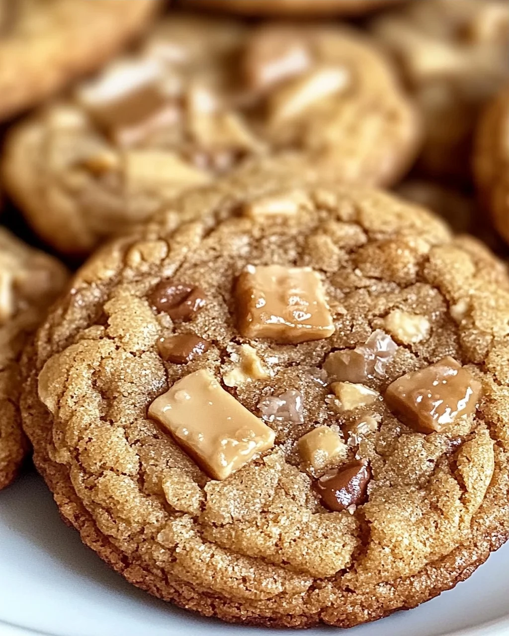 Braune Butter Kaffee Toffee Kekse für Kaffeeliebhaber