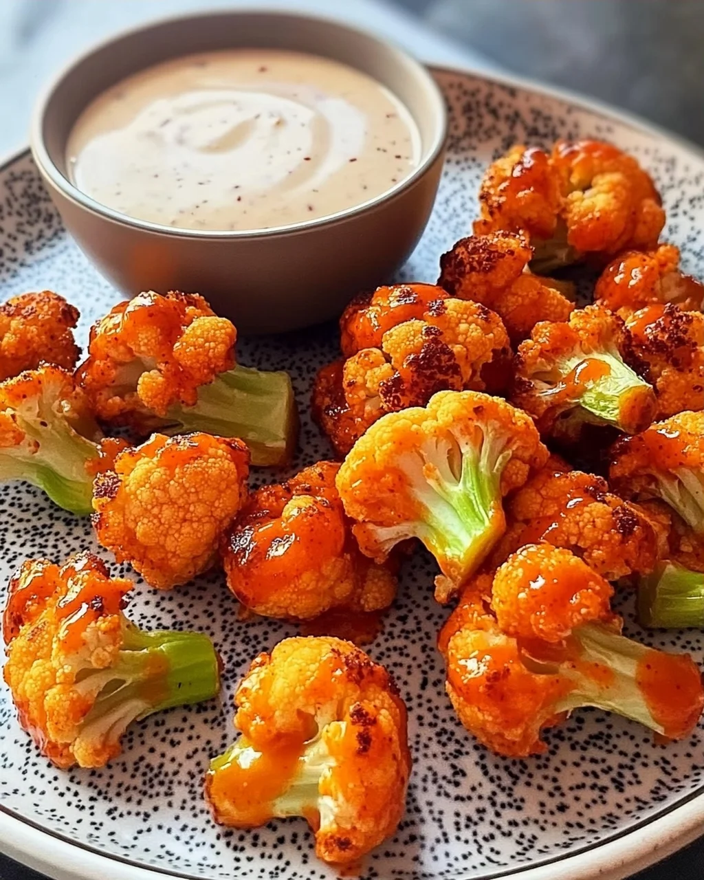 Buffalo Blumenkohl Bissen für perfekte Snack-Abende