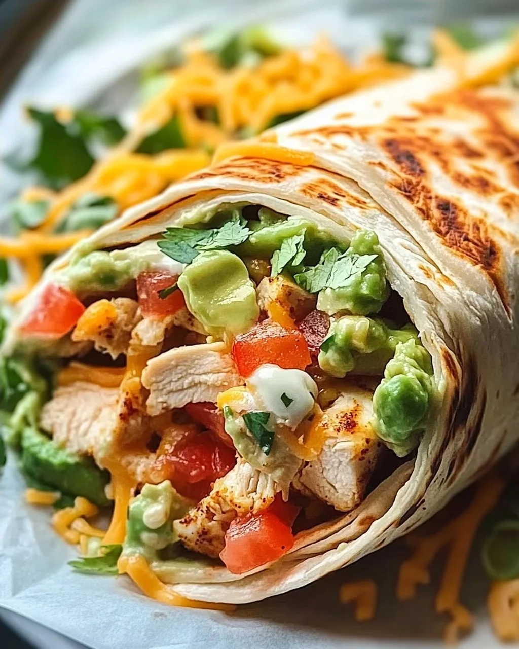 Cremige Chicken Avocado Ranch Burritos – Schnell & Lecker!