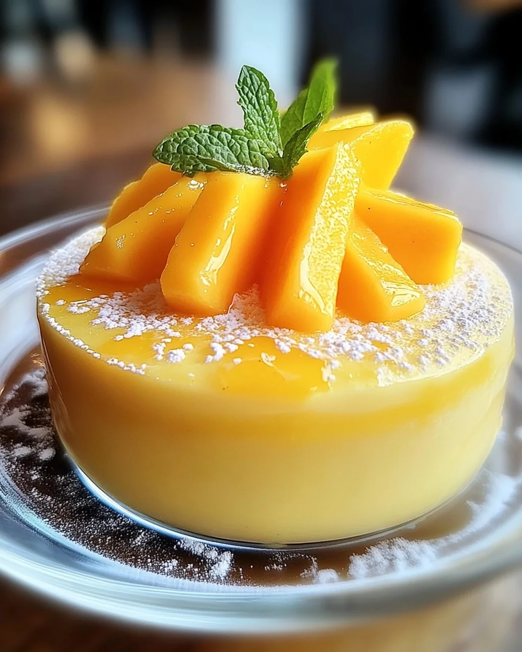 Cremige Mango-Mousse
