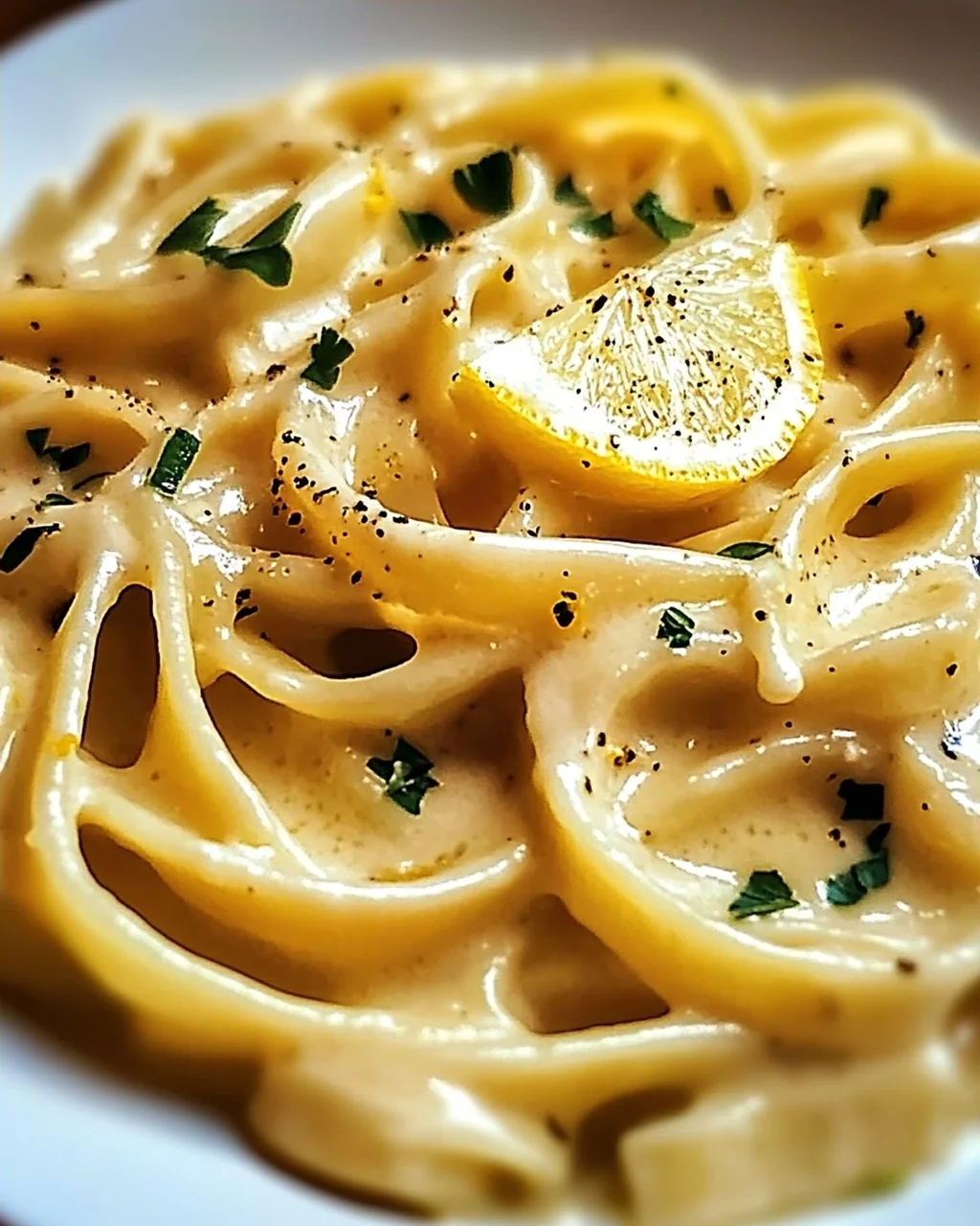 Cremige geröstete Knoblauch- und Zitronenpasta sofort genießen