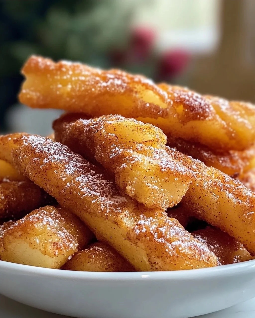 Crispy Air Fryer Apple Sticks Recipe - Healthy Snack Idea