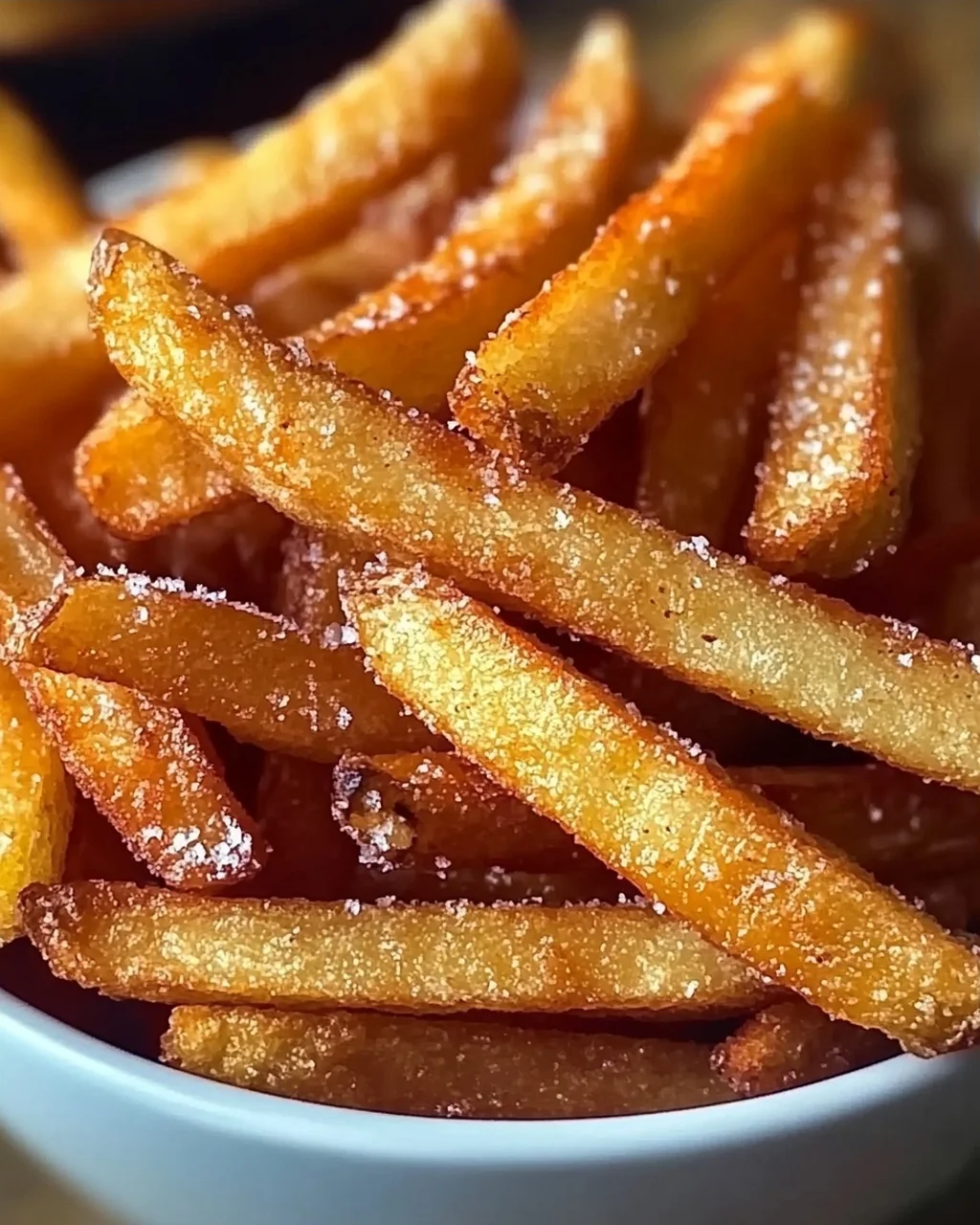 Crispy Apfel Pommes: Heißluftfritteuse Rezept leicht gemacht