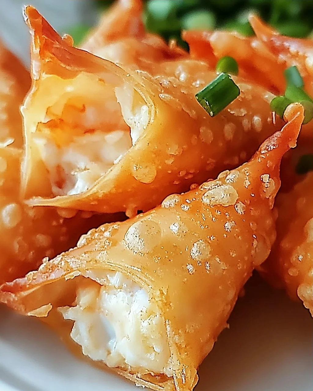Einfache Reisblatt-Krabben-Rangoons