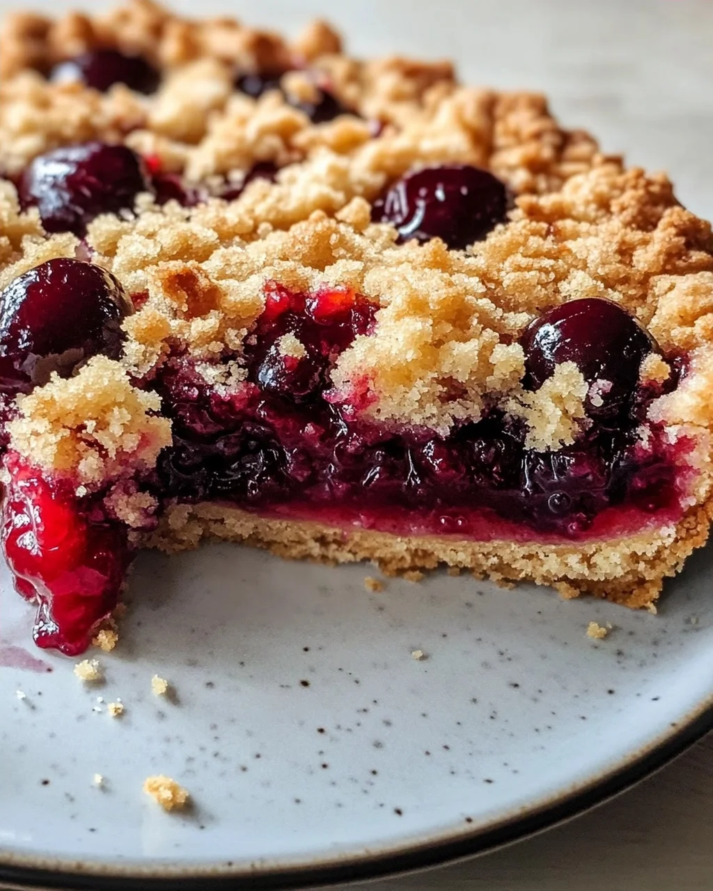 Einfacher und schneller Kirsch-Streusel-Kuchen
