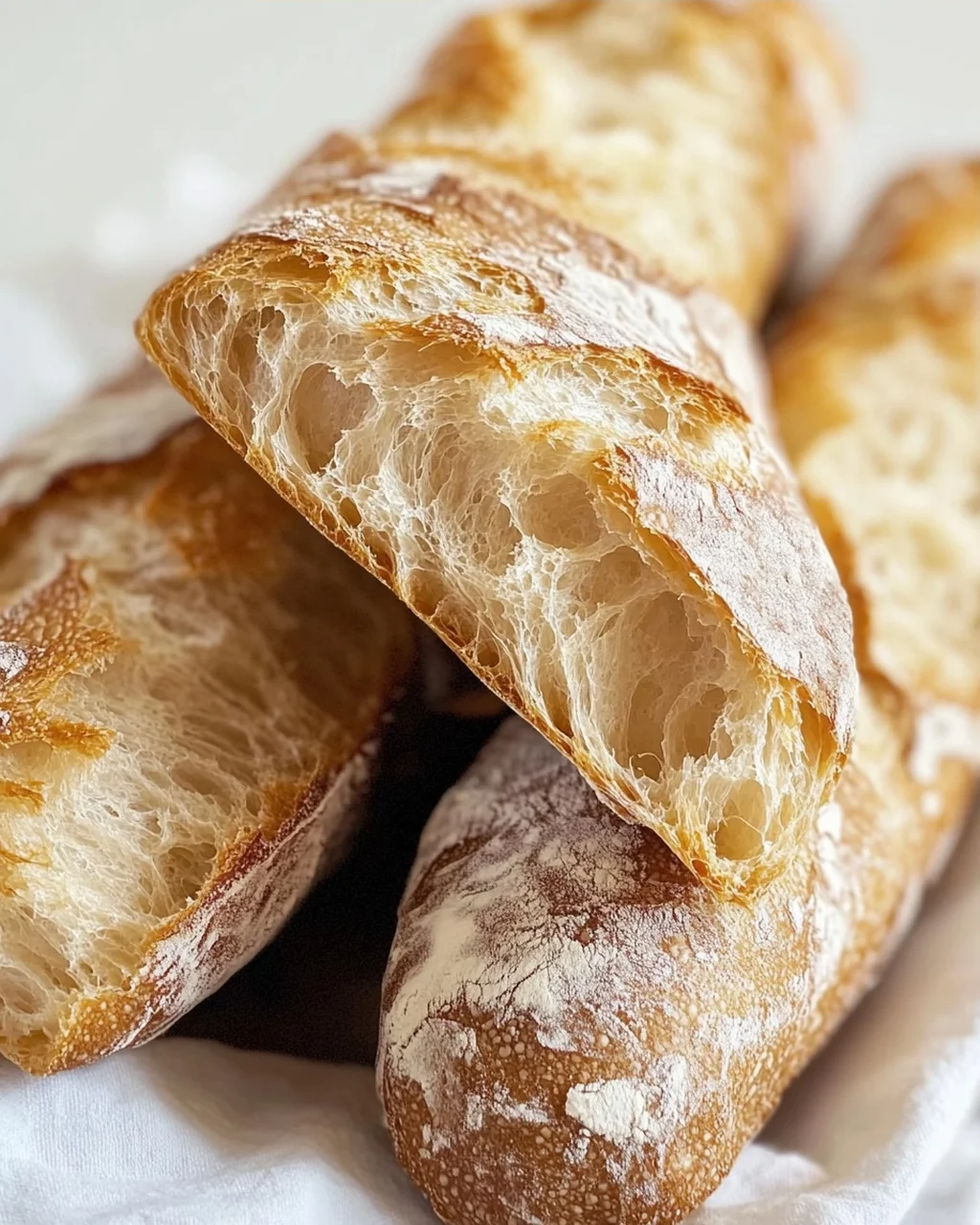 Einfaches Rezept für knuspriges Baguette