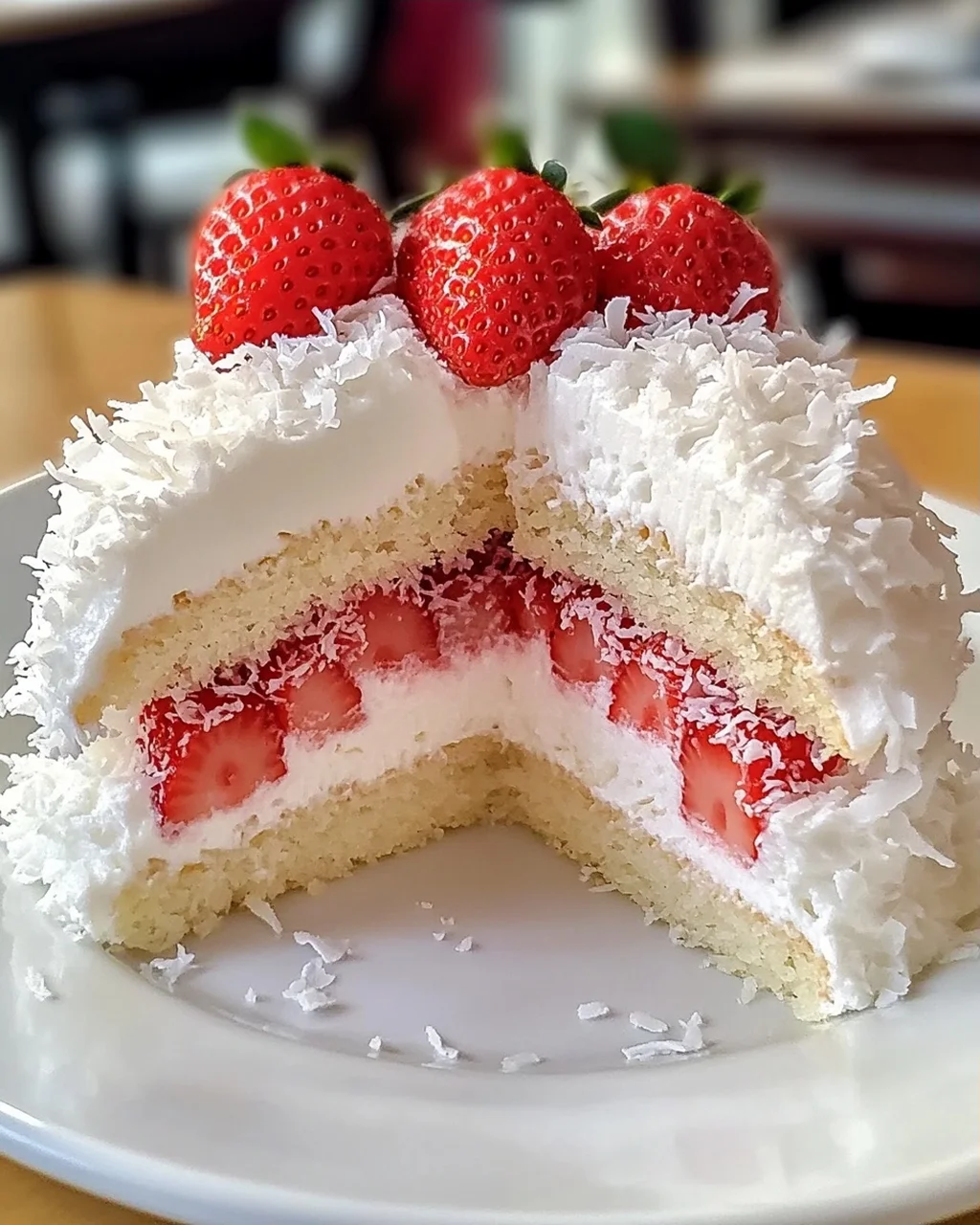 Erdbeer-Kokos-Schaumkuchen leicht gemacht