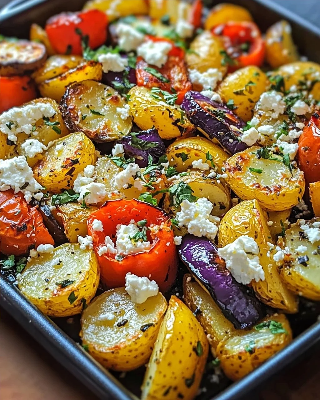 Feta Kartoffeln Ofengemüse