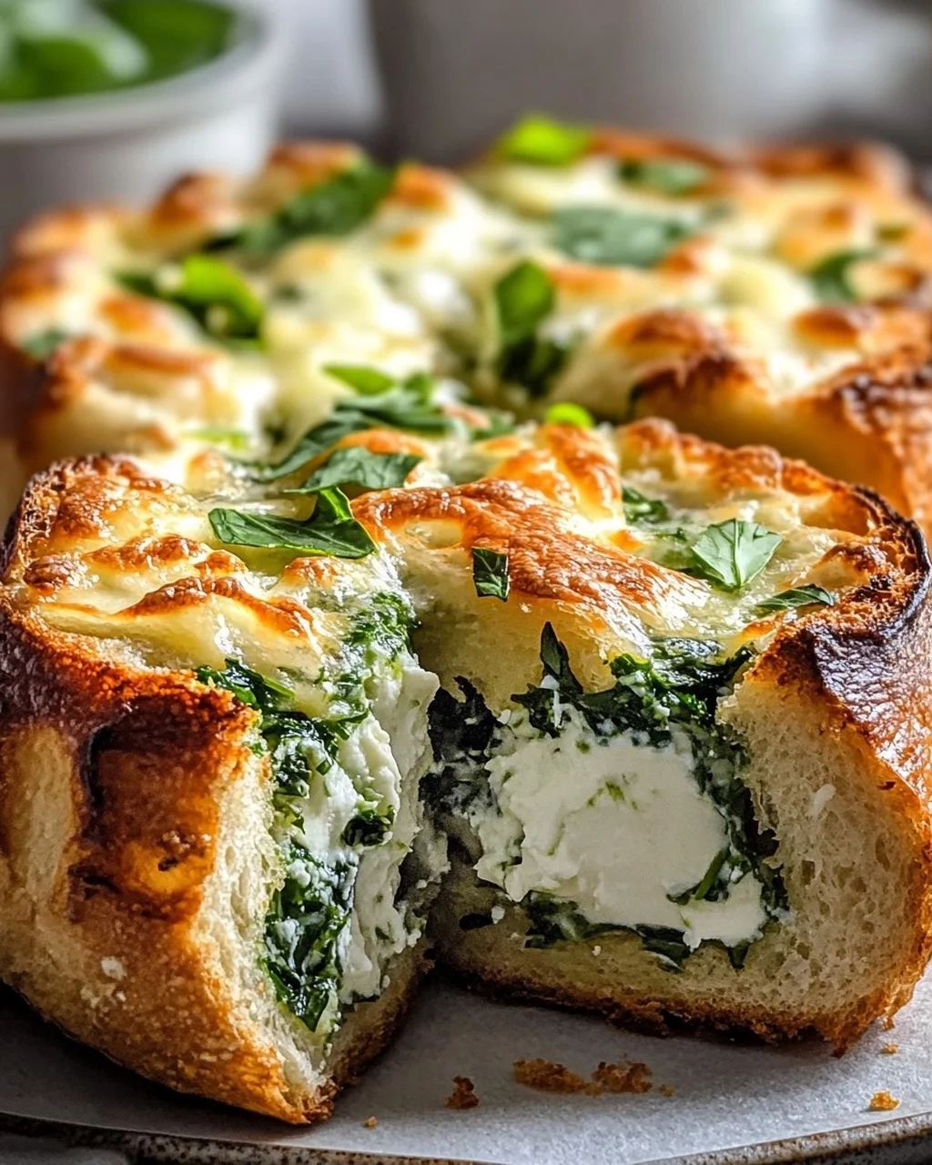Gefülltes Bärlauchbrot mit Frischkäse: Einfach unwiderstehlich