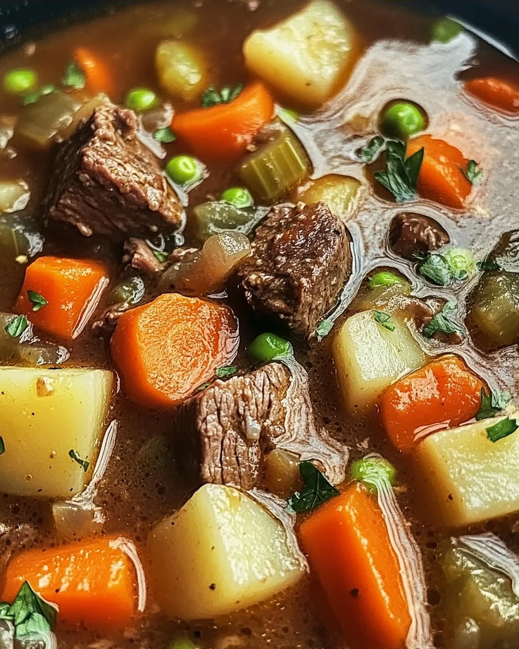 Gemüse Rindfleisch Suppe
