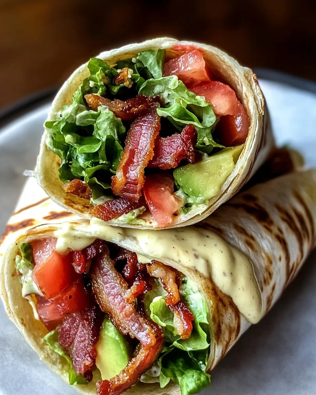 Gourmet BLT Wraps mit Geheimsoße