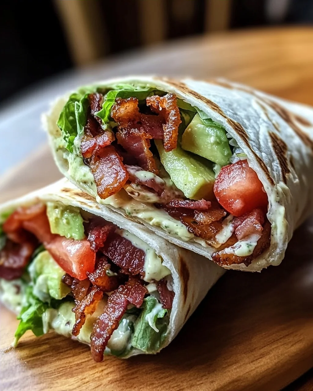 Gourmet BLT Wraps mit Geheimsoße