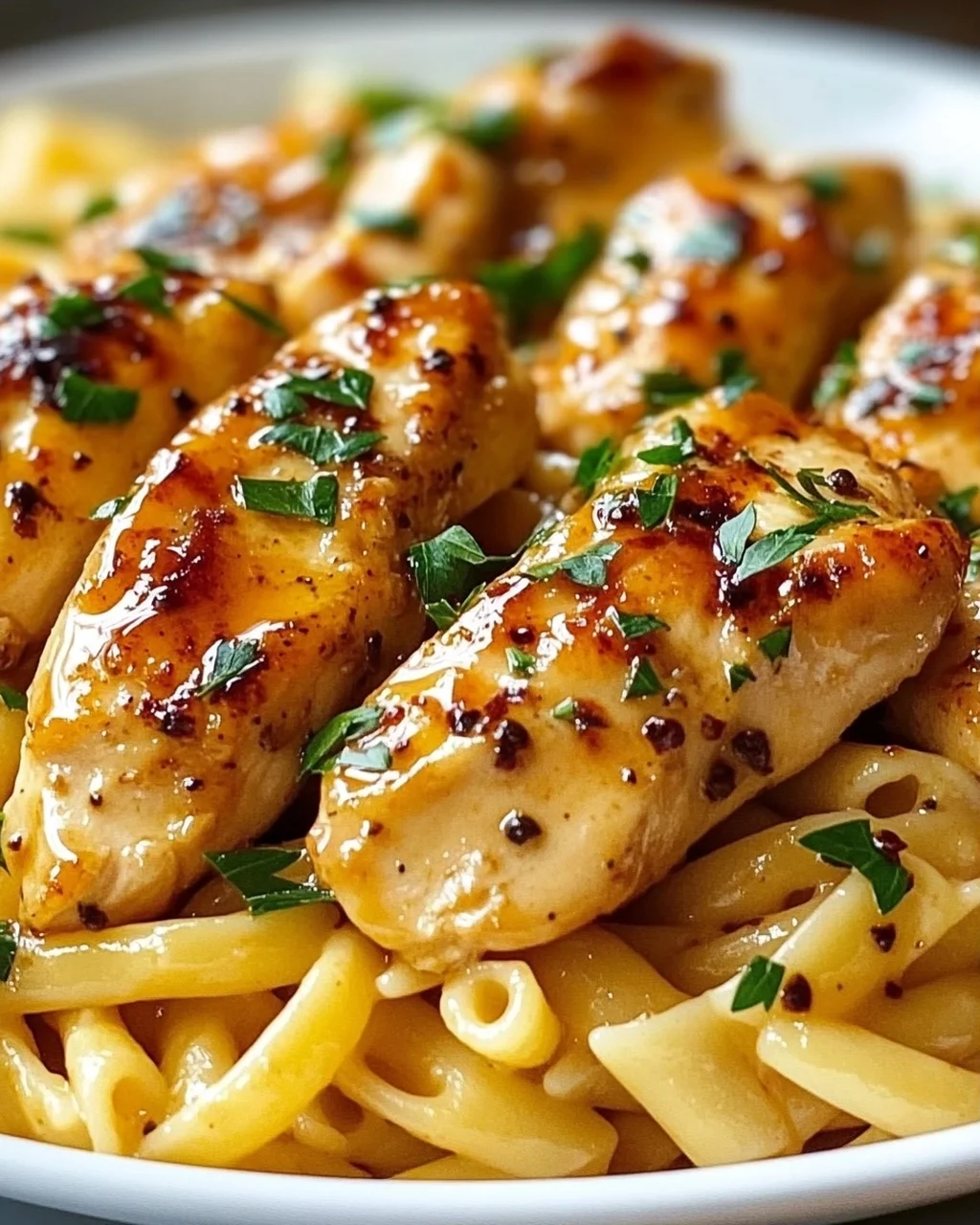 Honig-Pfeffer-Hühnchen Pasta Rezept – Schnelle Genussmomente!