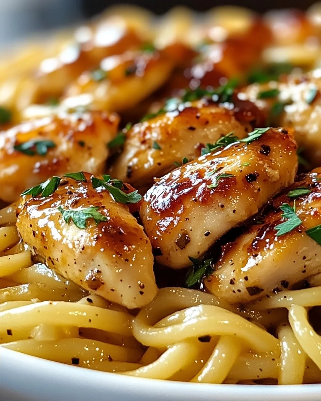 Honig-Pfeffer-Hühnchen Pasta Rezept – Schnelle Genussmomente!