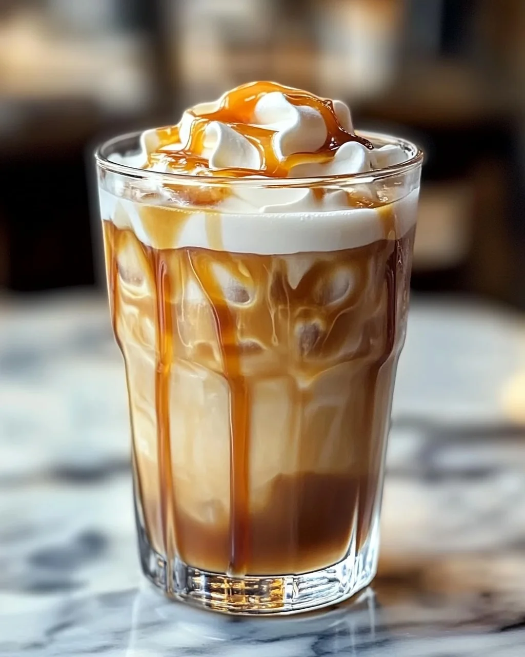 Karamell Mandeldrink Eiskaffee – Schnell und Lecker