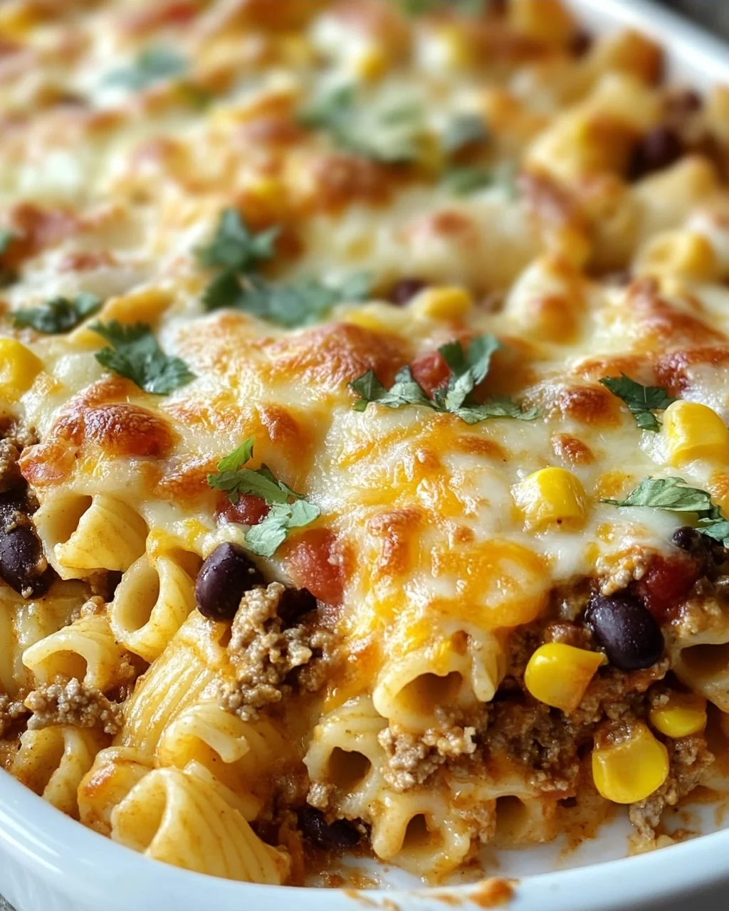 Käse-Taco-Stick-Pasta-Auflauf