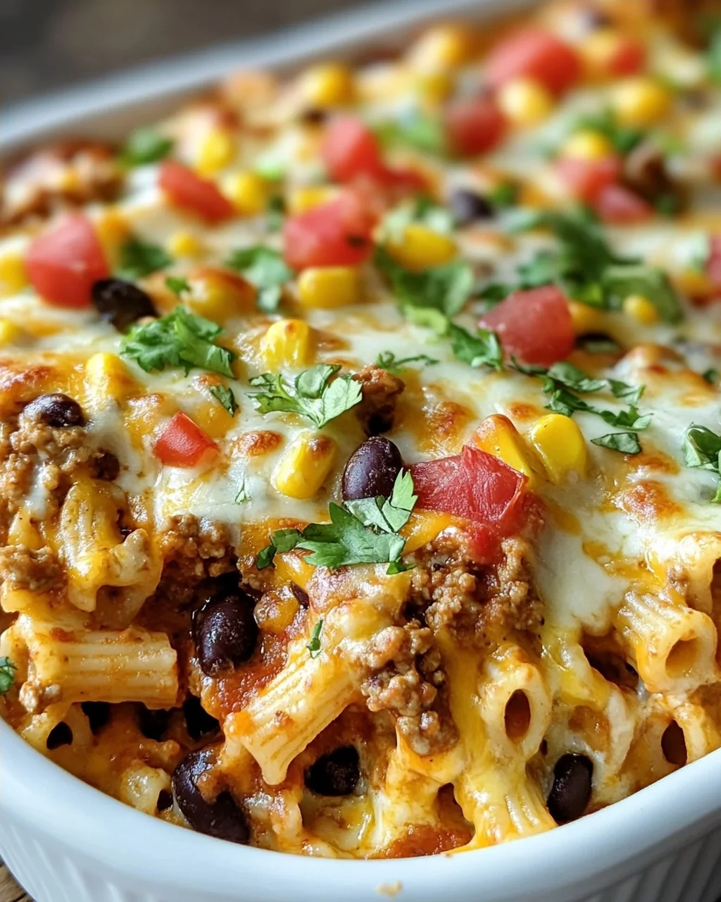 Käse-Taco-Stick-Pasta-Auflauf