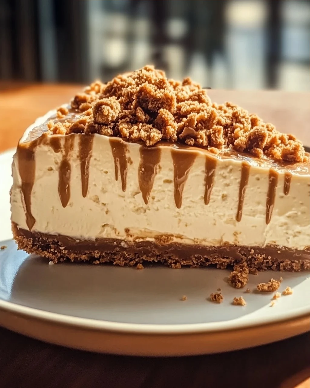 Keine Backen Biscoff Käsekuchen für Genießer
