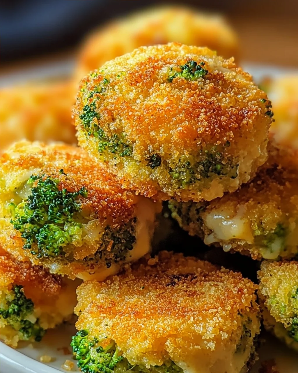 Knusprige Brokkoli Käse Nuggets