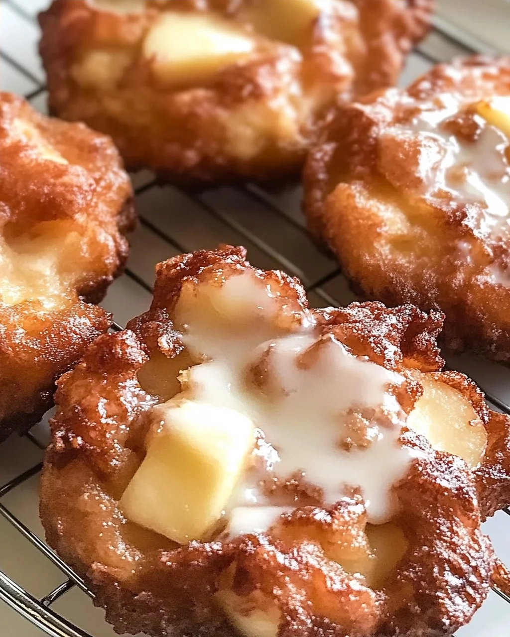 Mandelflocken Apfelkrapfen ohne Zucker