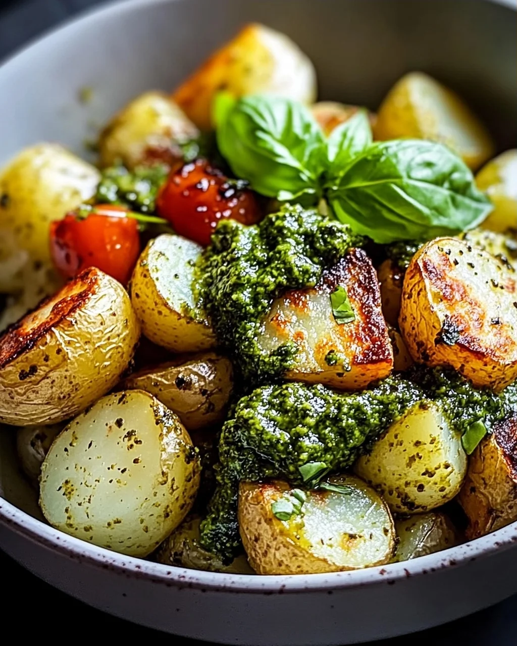 Pesto-Kartoffel-Bowl