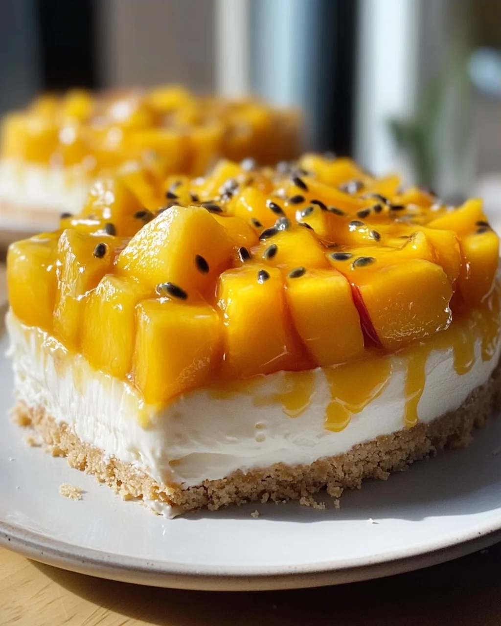 Pfirsich Maracuja Torte ohne Backen