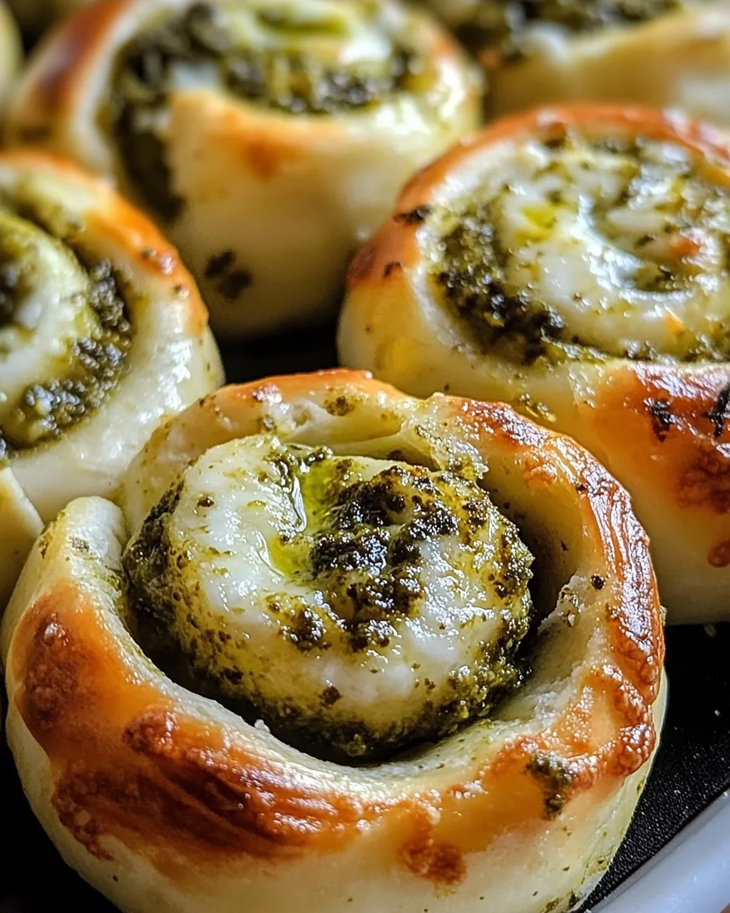 Pizzaschnecken: Pesto, Mozzarella – einfach unwiderstehlich!
