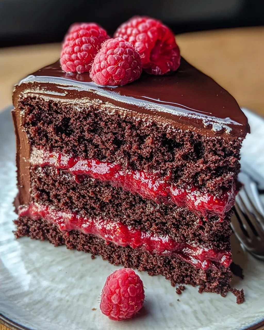 Reichhaltiger Schokoladen-Himbeer-Kuchen Rezept - unwiderstehlich!