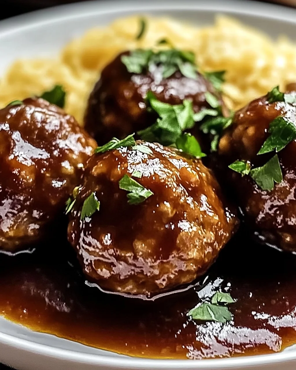 Rotwein Fleischbällchen für kalte Abende