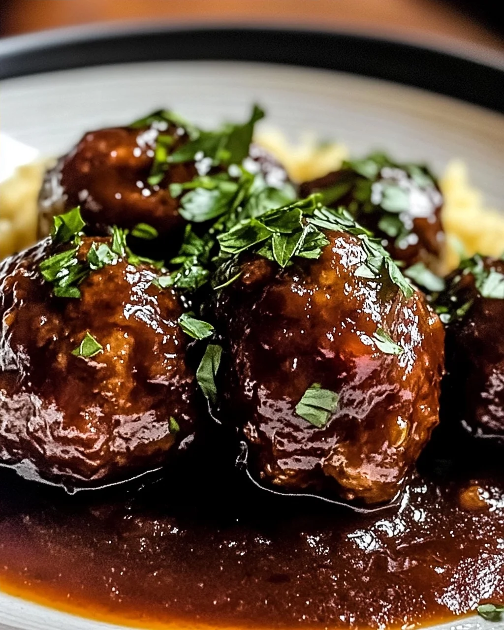 Rotwein Fleischbällchen für kalte Abende