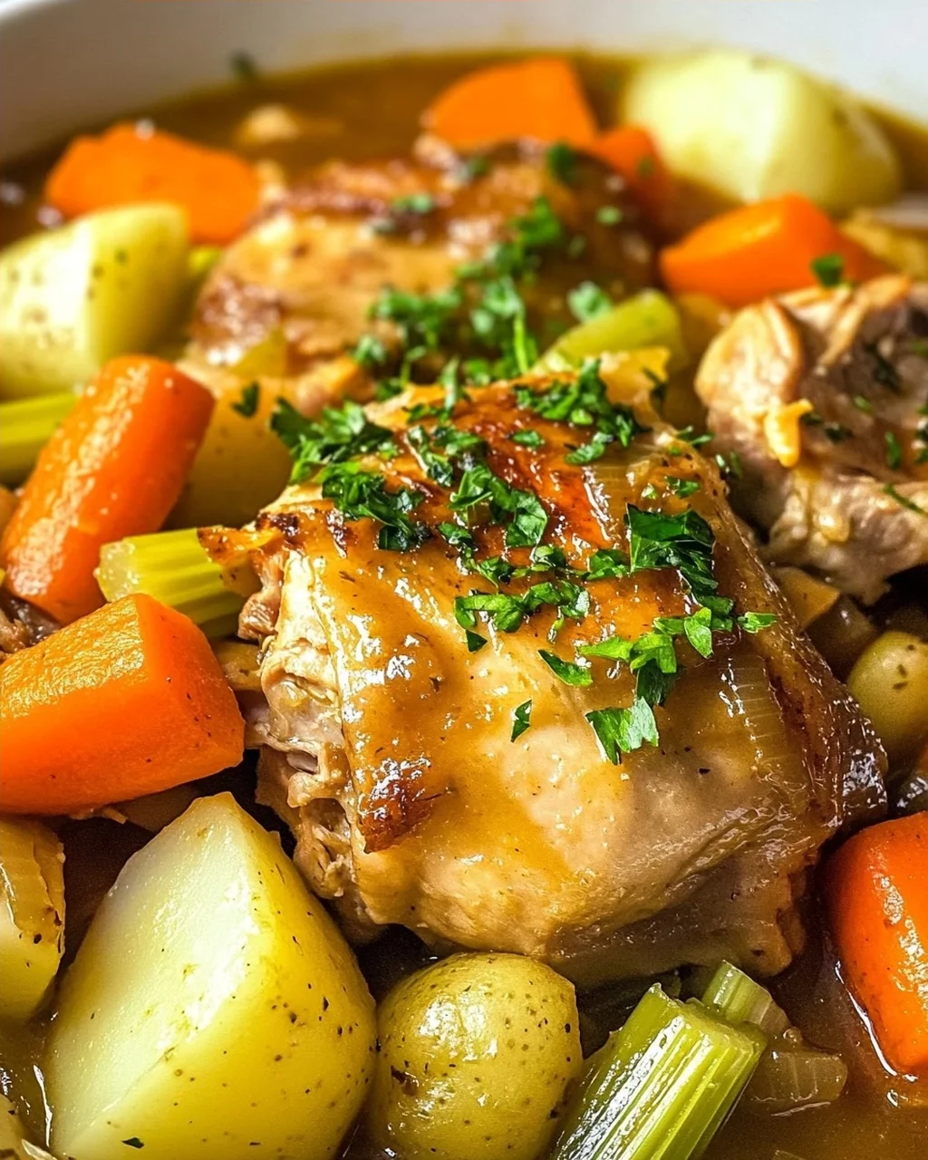 Saftiger Crockpot Chicken Pot Roast – Einfach & Lecker!