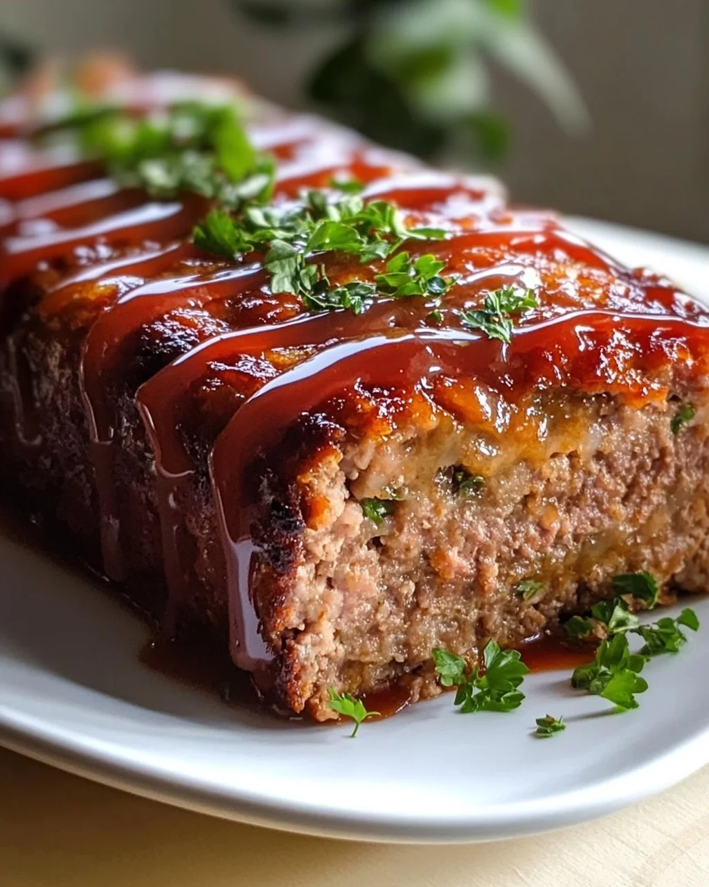 Saftiger Hackbraten aus dem Ofen