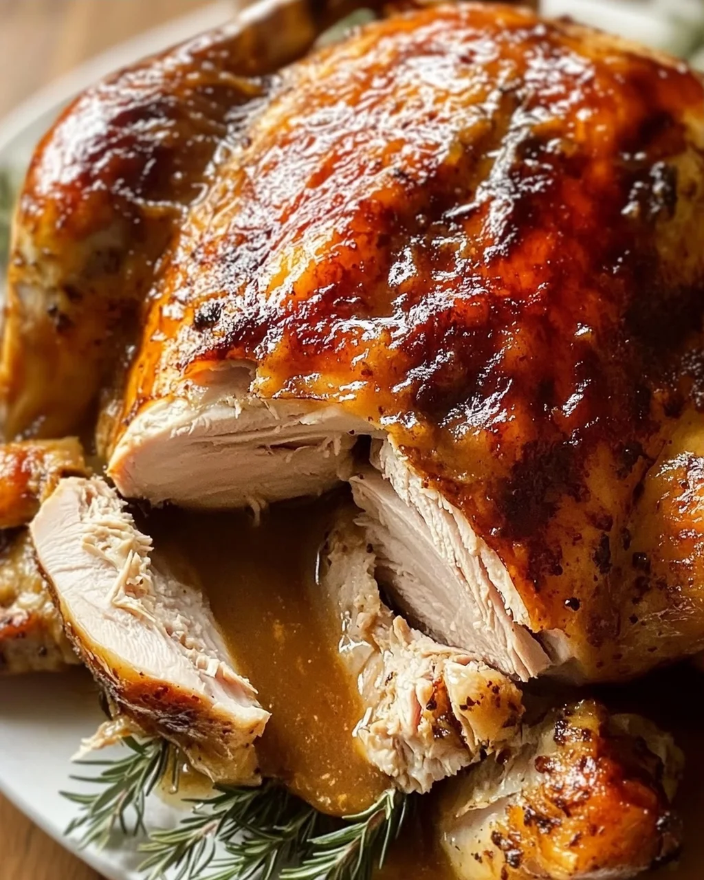 Saftiger Roast Turkey mit köstlicher Bratensauce