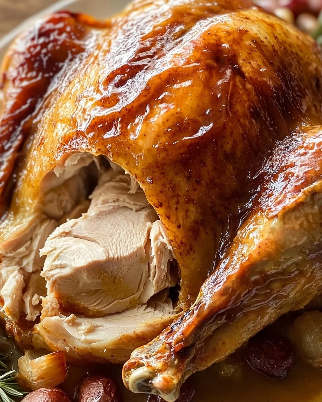 Saftiger Roast Turkey mit köstlicher Bratensauce
