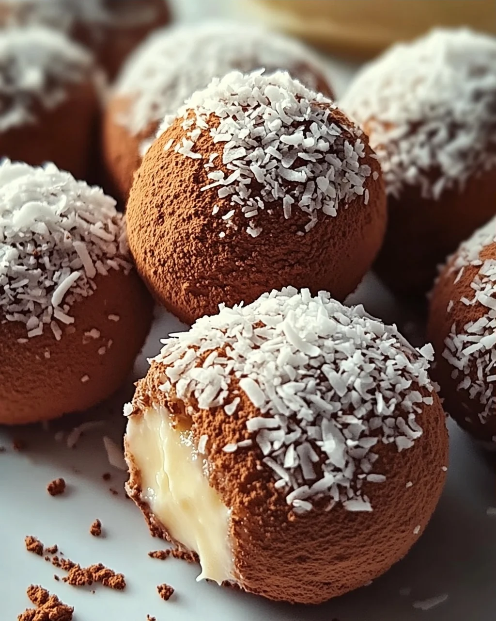 Schnelle Käsekuchen-Kugeln