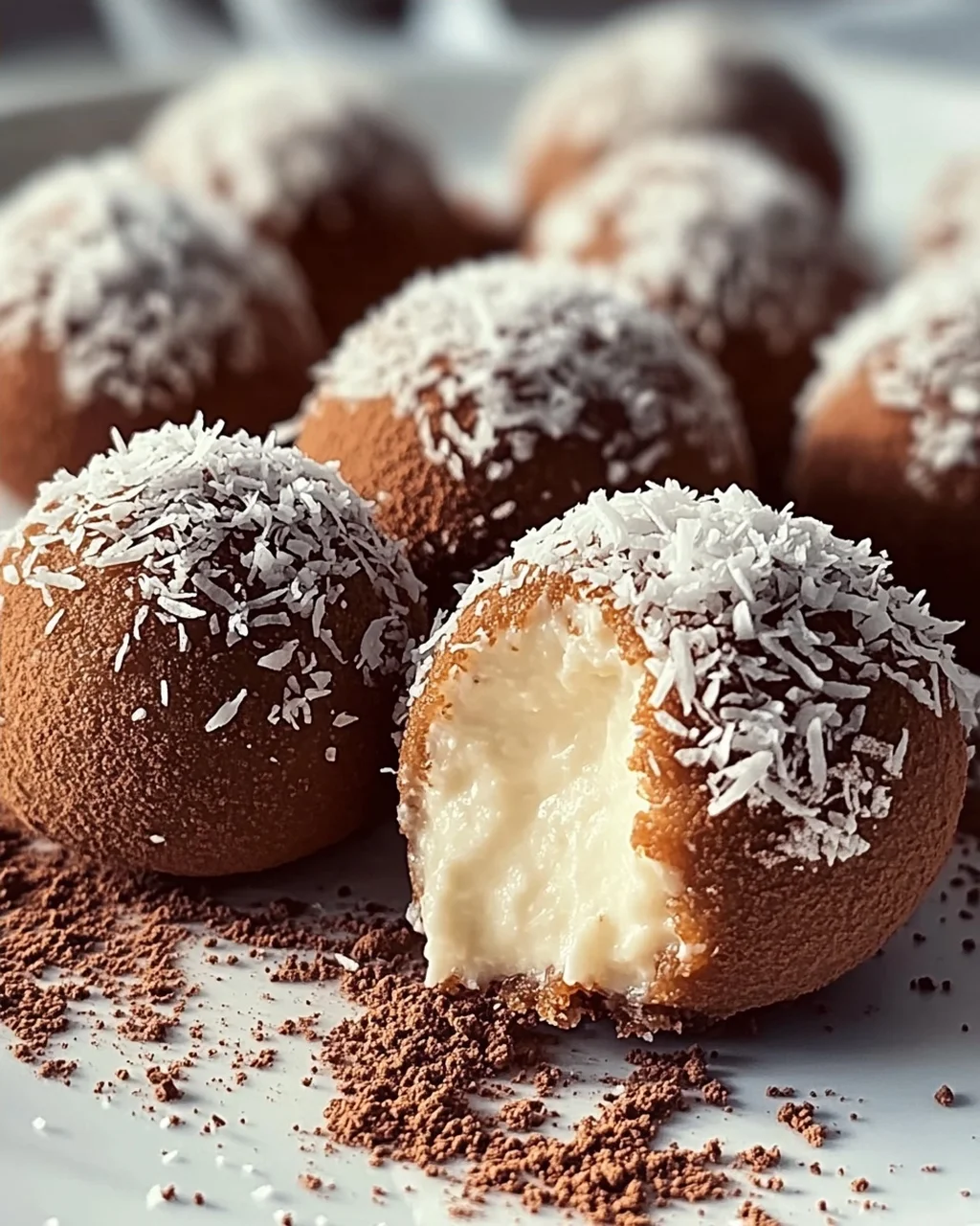 Schnelle Käsekuchen-Kugeln