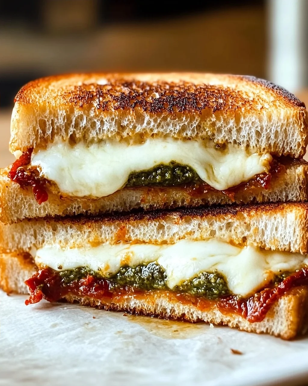 Sonnengetrocknete Tomaten Pesto Grilled Cheese