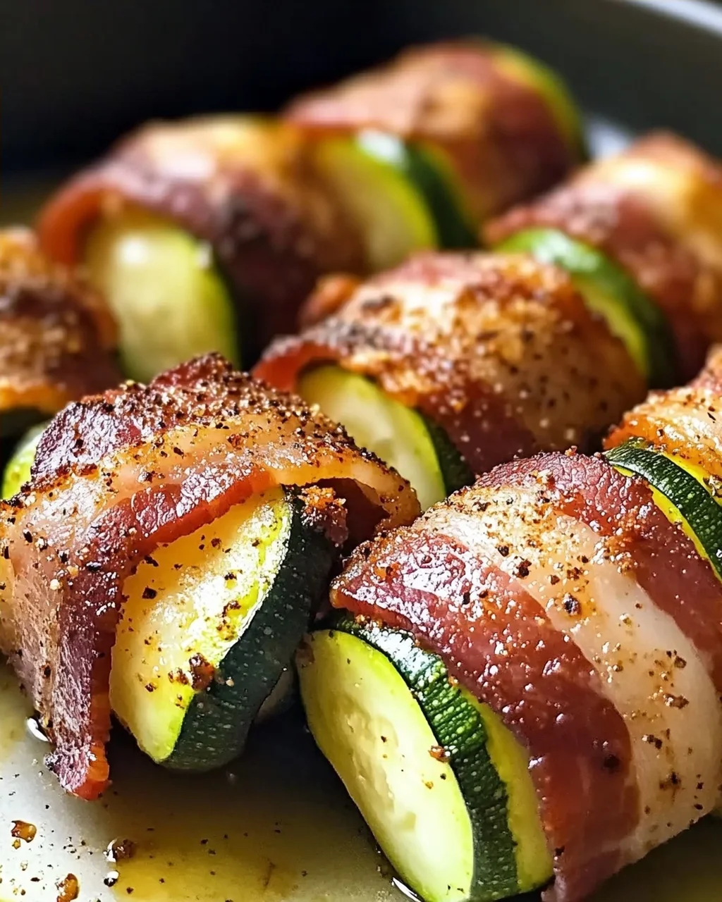 Speck-Umwickelte Zucchini-Bissen für den perfekten Snack