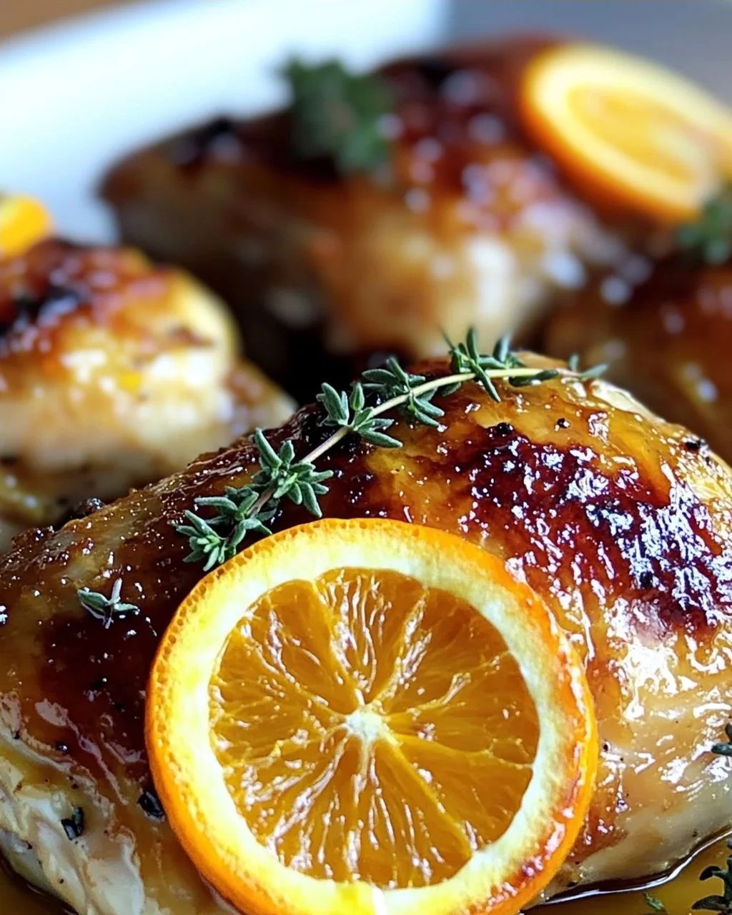 Süß-Herzhaftes Geröstetes Orangen-Hähnchen