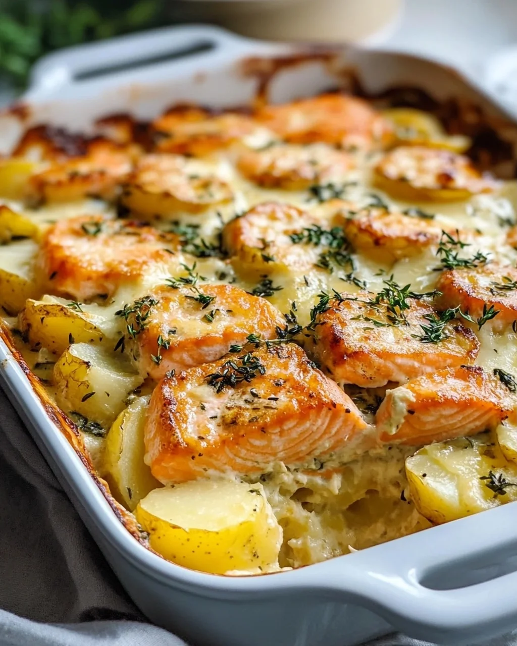 Zarter Lachs Auflauf mit Kartoffeln – Einfach und Lecker!