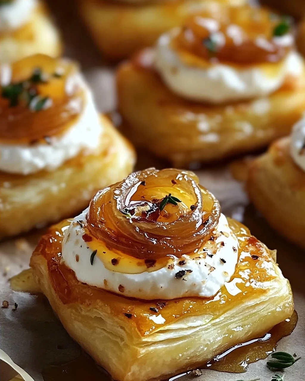 Ziegenkäse & Honig Häppchen: Süß-salzige Leckerbissen
