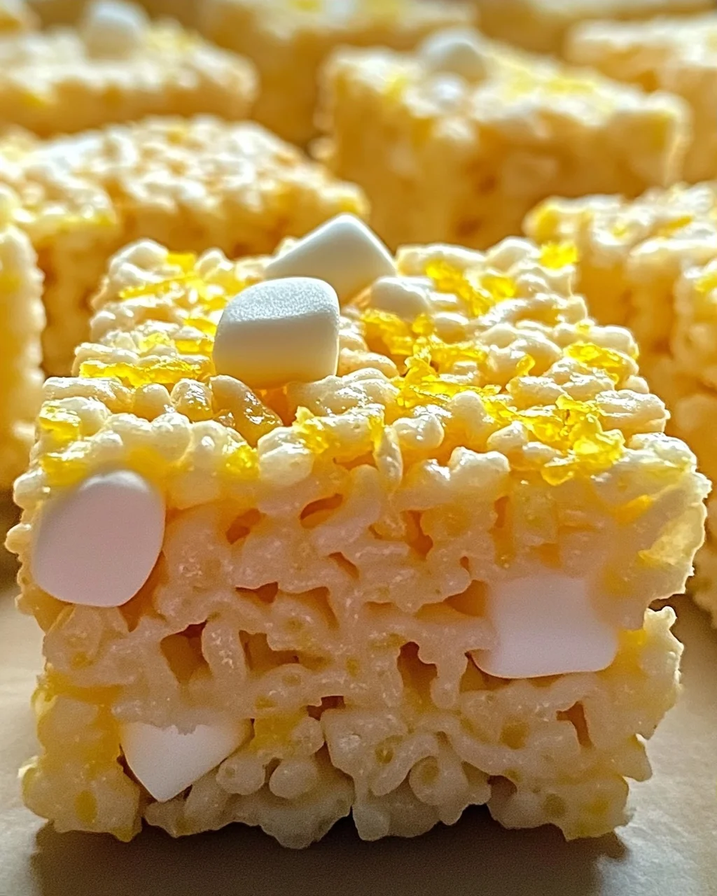 Zitronen Rice Krispy Leckerbissen für jeden Anlass
