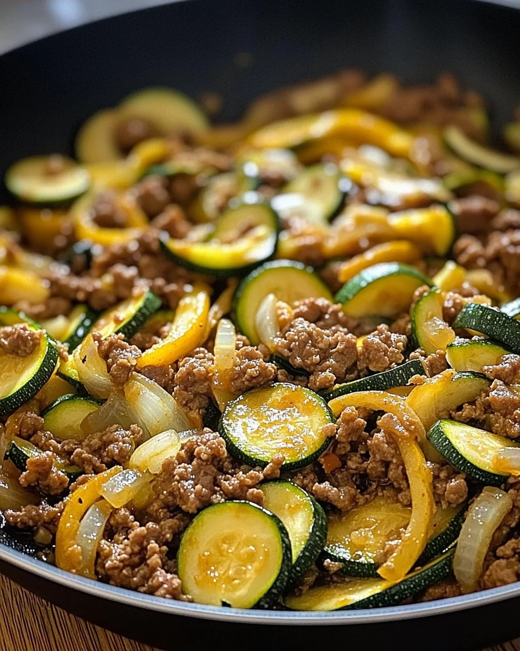 Zucchini-Hack-Pfanne